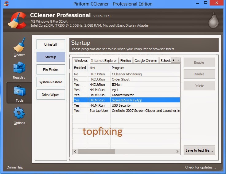 Ccleaner registry cleaner what can it find